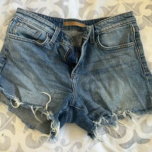 ozzie 4 inch cut off shorts size 28 joe’s jeans